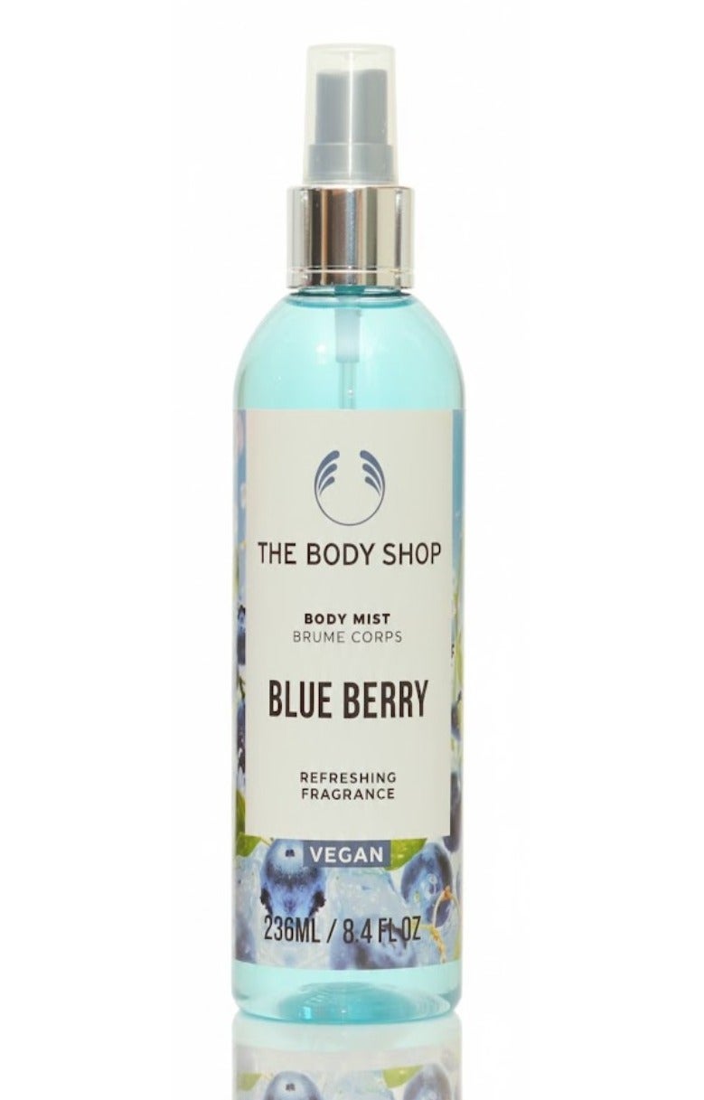 THE BODY SHOP BlueBerry Body Mist Refreshing Fragrance 236ml - Image 2